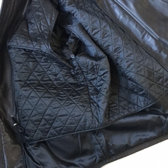 Mens Genuine Leather Jacket - Picture 14 of 16